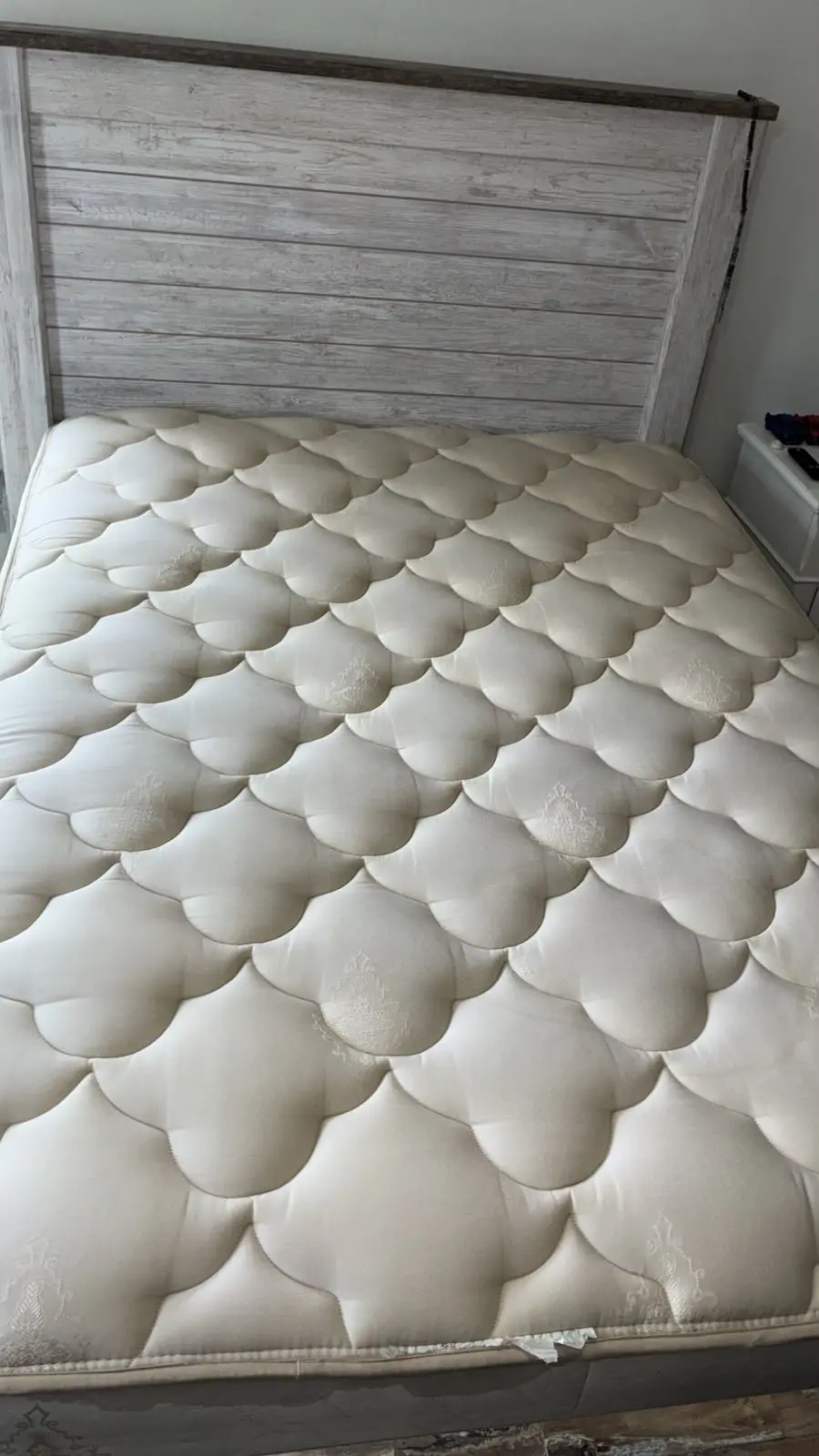Mattress after professional surface cleaning by KC Pro Cleaning
